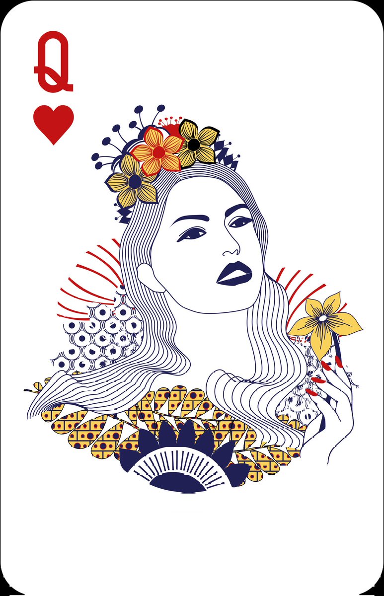 gm twitter&frens! ☕️☀️

I'm excited to announce that my Poker Cards #nftcollection launched on #objkt ♣️♥️♠️♦️ The very 1st #pokercard is minted!💃

♡ Queen of Hearts ♡
3/3 only (not listet yet)

Check it out & leave me some ♥️ love
RT is much appreciated 🤗

🔗 ⬇️
#NFTartwork