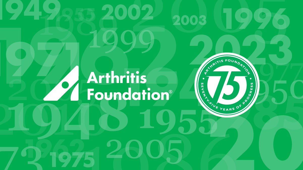 ArthritisFdn's tweet photo. On May 6, 1948, the @ArthritisFdn was founded with a goal to attack the challenges of arthritis by funding medical research and provide better medical services for patients. Together, as a community, weโve come a long way. https://t.co/55pEEgavCf
#75YearsofProgress https://t.co/bV4mXQFvnG