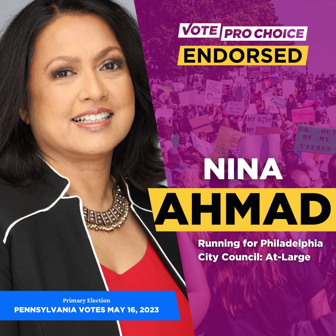 🚨Endorsement Alert🚨 Excited and honored to build power with  @VoteChoice to protect and expand reproductive freedom!! #OurBodiesOurChoice #HealthyPhillyForAStrongerFuture #LeaveNoOneBehind