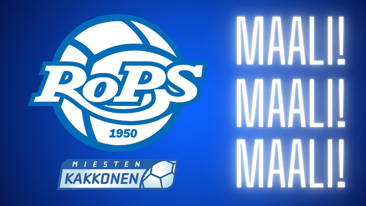 Palloseurablogi's tweet photo. Maali! 16' #RoPS-#TP47 2-0. Maalintekijänä Kimi Isometsä! 💙 #siniselläsydämellä #Kakkonen https://t.co/iOEWv4uK0H