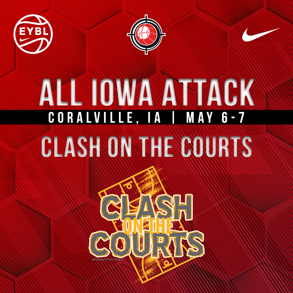 AllIowaAttack's tweet photo. It's GAMEDAY at Clash On The Courts ...
 GO ATTACK‼️ 

📅 May 6-7 
📍Coralville, IA

#AttackTourneys | #AttackFamily https://t.co/x8PeFcq84U