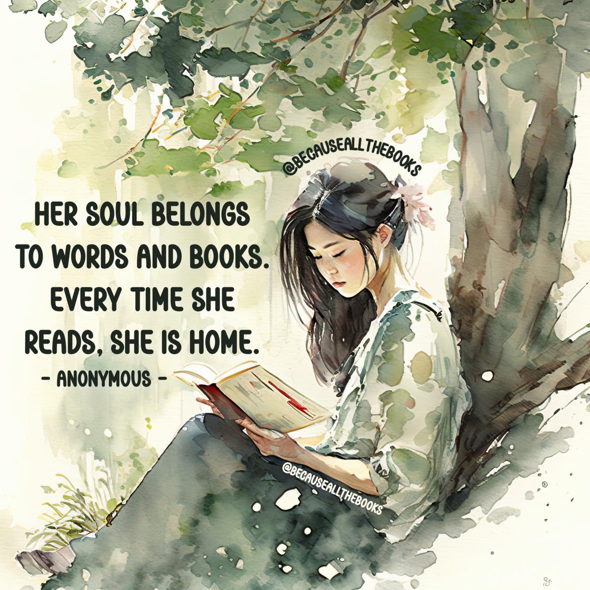 So beautiful and true! #homeisabook #readtofindpeace #magicofreading #booklove #becauseallthebooks