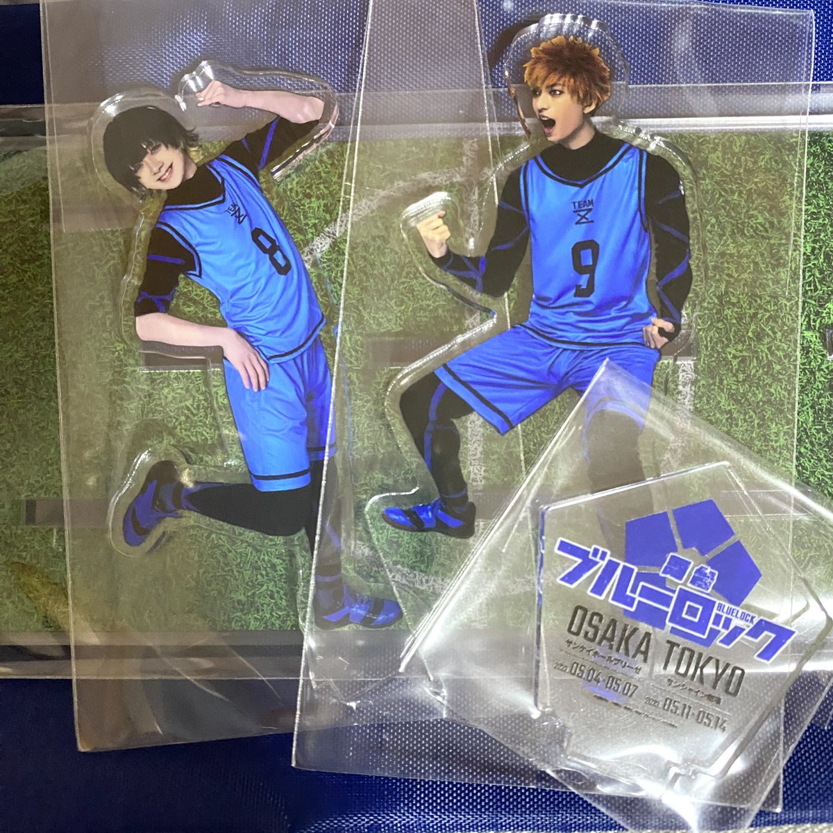 mofumo18's tweet photo. 舞台ブルーロック ブルステ 入場特典 アクリルスタンド アクスタ 異種交換

譲)蜂楽廻、國神錬介(ジオラマ含む全て)

求)ランダムアクリルスタンド 絵心甚八

郵送対応になります。異種交換、ピンポイントで難しいと思いますがよろしくお願い致します。 https://t.co/tXRKKGilLK
