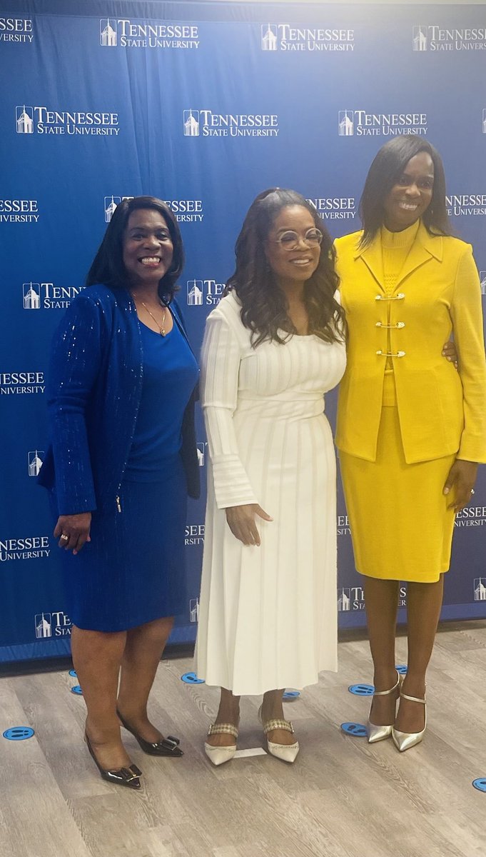 President Glover, thank you for affording me an opportunity to share some LOC Magic with Oprah!💜💛