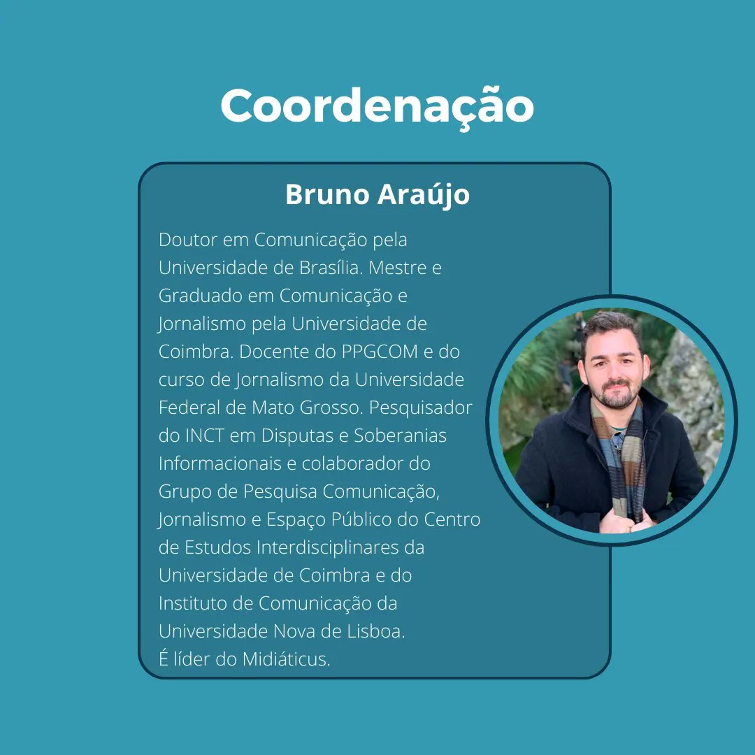 midiaticus's tweet photo. E na coordenação: professor Bruno Araújo. https://t.co/rzEUIX3KUX