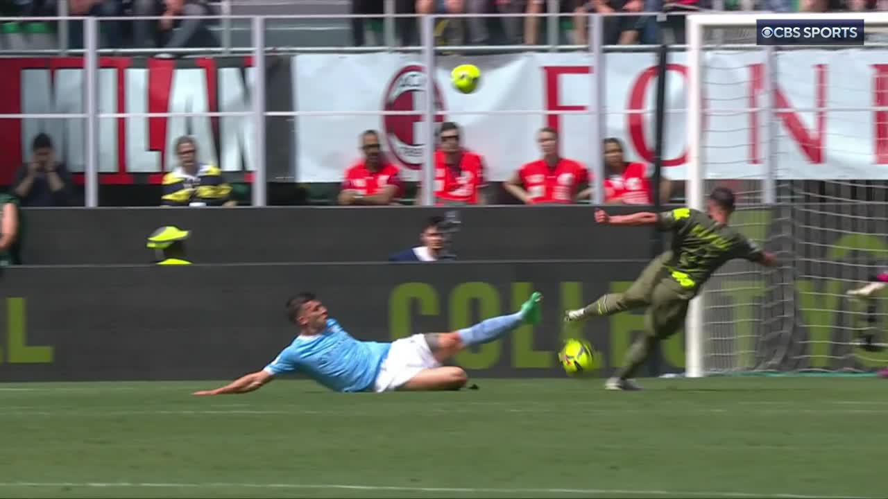 Oliver Giroud ➡️ Ismaël Bennacer.

Bennacer's second goal is HUGE for Milan. 🍿”