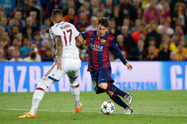 mundodabola's tweet photo. NESTE DIA: Há 8 anos, Lionel Messi marcava um dos gols mais bonitos da história da Champions League. https://t.co/LZ1LrJfjoi