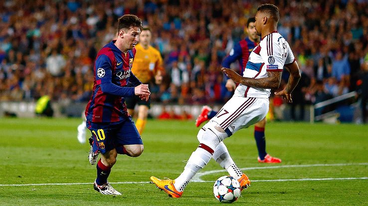 mundodabola's tweet photo. NESTE DIA: Há 8 anos, Lionel Messi marcava um dos gols mais bonitos da história da Champions League. https://t.co/LZ1LrJfjoi