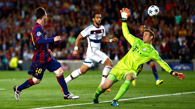 mundodabola's tweet photo. NESTE DIA: Há 8 anos, Lionel Messi marcava um dos gols mais bonitos da história da Champions League. https://t.co/LZ1LrJfjoi