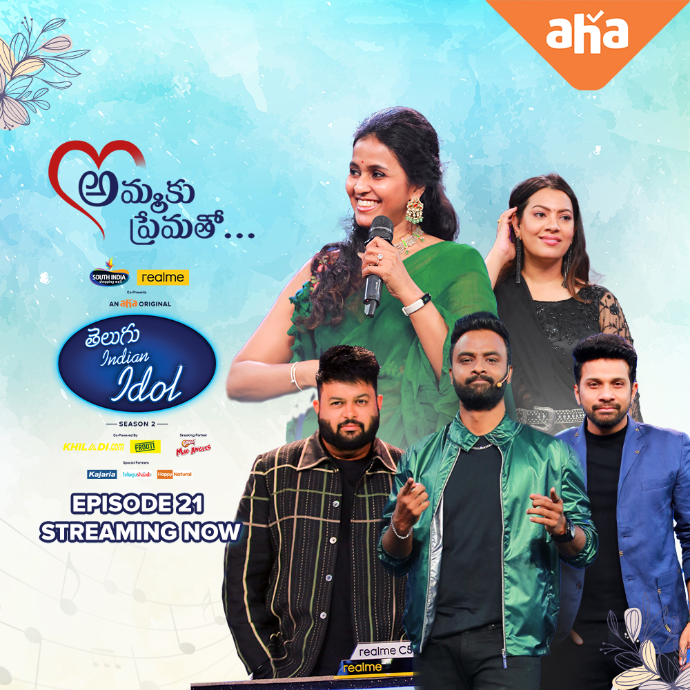 Episode 21 of #TeluguIndianIdol2, enjoy an emotional, heartfelt episode as our Top 8 contestants pay tribute to all mothers, as a part of Mother's Day celebration’ is streaming now! Click the link to watch the episode: aha.video/webepisode/tel… @smitapop @MusicThaman