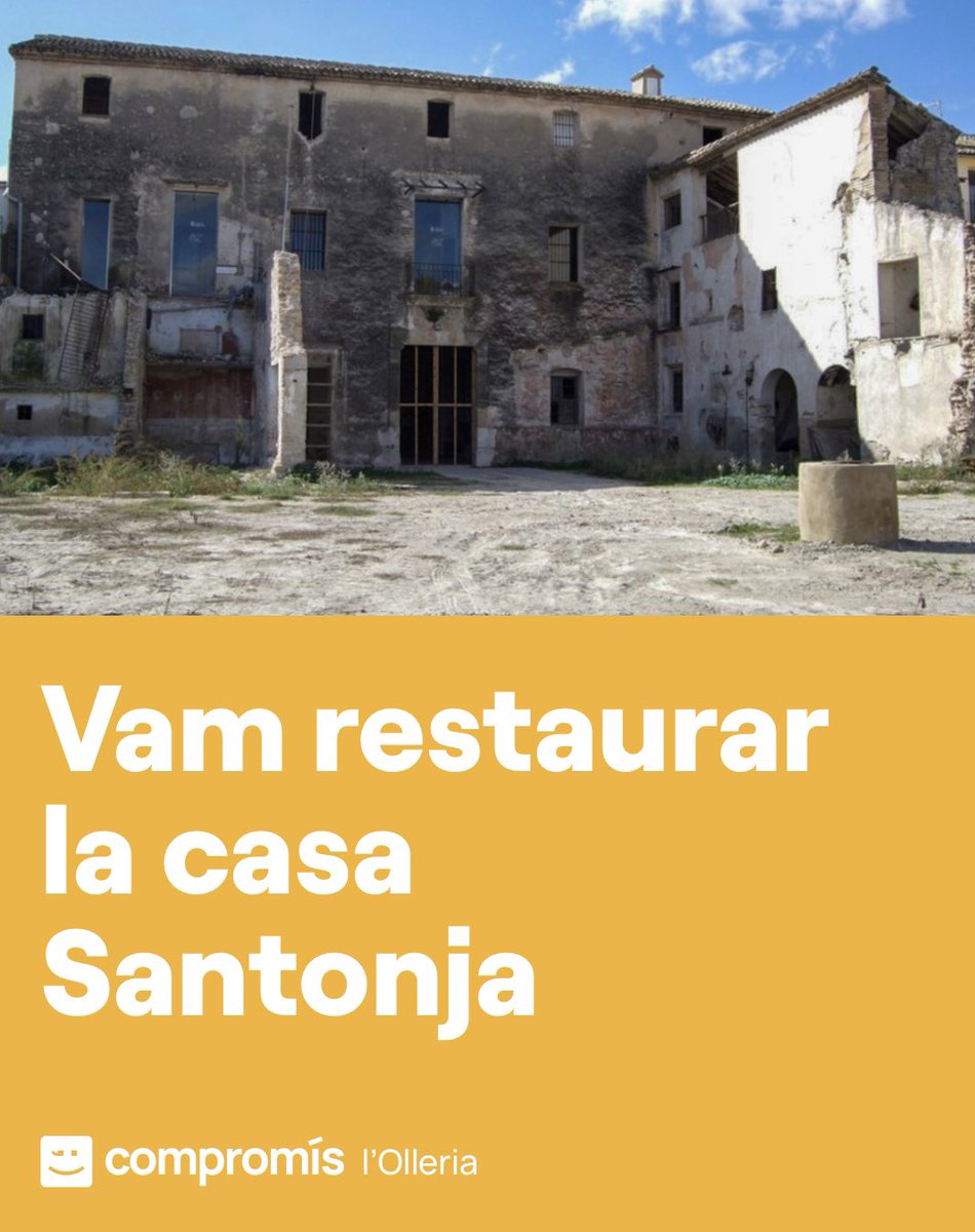 compXlolleria's tweet photo. En l'any 2010, el nostre govern va dur a terme la rehabilitació i restauració de la Casa Santonja. Recuperant i preservant el nostre patrimoni cultural per a tota la ciutadania.

Som molt de l'Olleria, Som molt de gestionar 

#CompromisOlleria #SomFets #Gestionem https://t.co/JsUku4EY7K