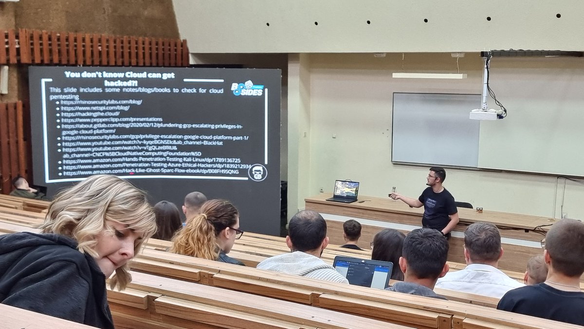 .<a href="/gl4ssesbo1/">Bleon Proko</a> is back at #BSidesPrishtina with another talk around cloud security: Deep Dive into Clouded Waters - An overview in Digital Ocean's Pentest and Security.