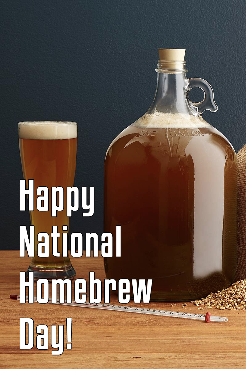 Today is National Homebrew Day - celebrate accordingly! #homebrew #CraftBeer