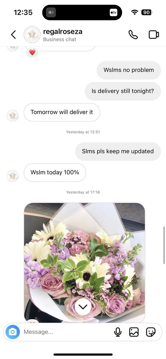 _zahraaessop's tweet photo. I have never been one to name &amp; shame, &amp; as a co owner of a small business, I will always support small businesses. However, is this treatment acceptable? For a paying customer? A customer who has ordered from you multiple times in the past? Do better honestly. https://t.co/hk0uE0tpnh