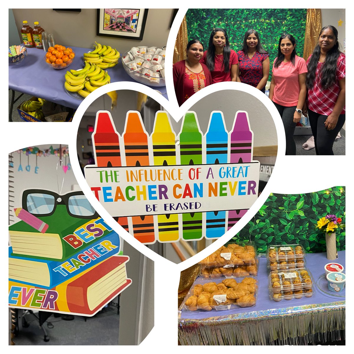 It was Teacher Appreciation Week at VRE and our parents treated us all week with food, flowers, gifts and lots of love! Thanks VRE parents for all that you do! ⭐️⭐️⭐️⭐️⭐️⭐️ ⭐️⭐️⭐️⭐️ @VRE_STARS @Coppellisd