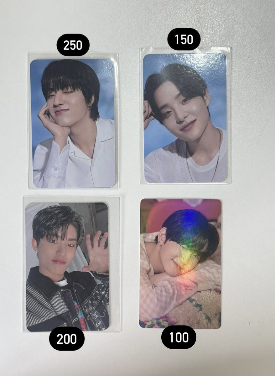 dnxxvx's tweet photo. [ พร้อมส่ง❕wts ]

ongredients ฮารุโตะ
ongredients จีฮุน
จองอู dmc 
เบเนมาชิโฮะชุดนอน

ราคาตามรูป รวมส่งแล้ว 🚚
✨dm  ขอดูเพิ่มเติมได้นะคะ✨

#ตลาดนัดtreasure #ตลาดนัดเด็กสมบัติ #ตลาดนัดเทรเชอร์ https://t.co/NEInjCSz8w