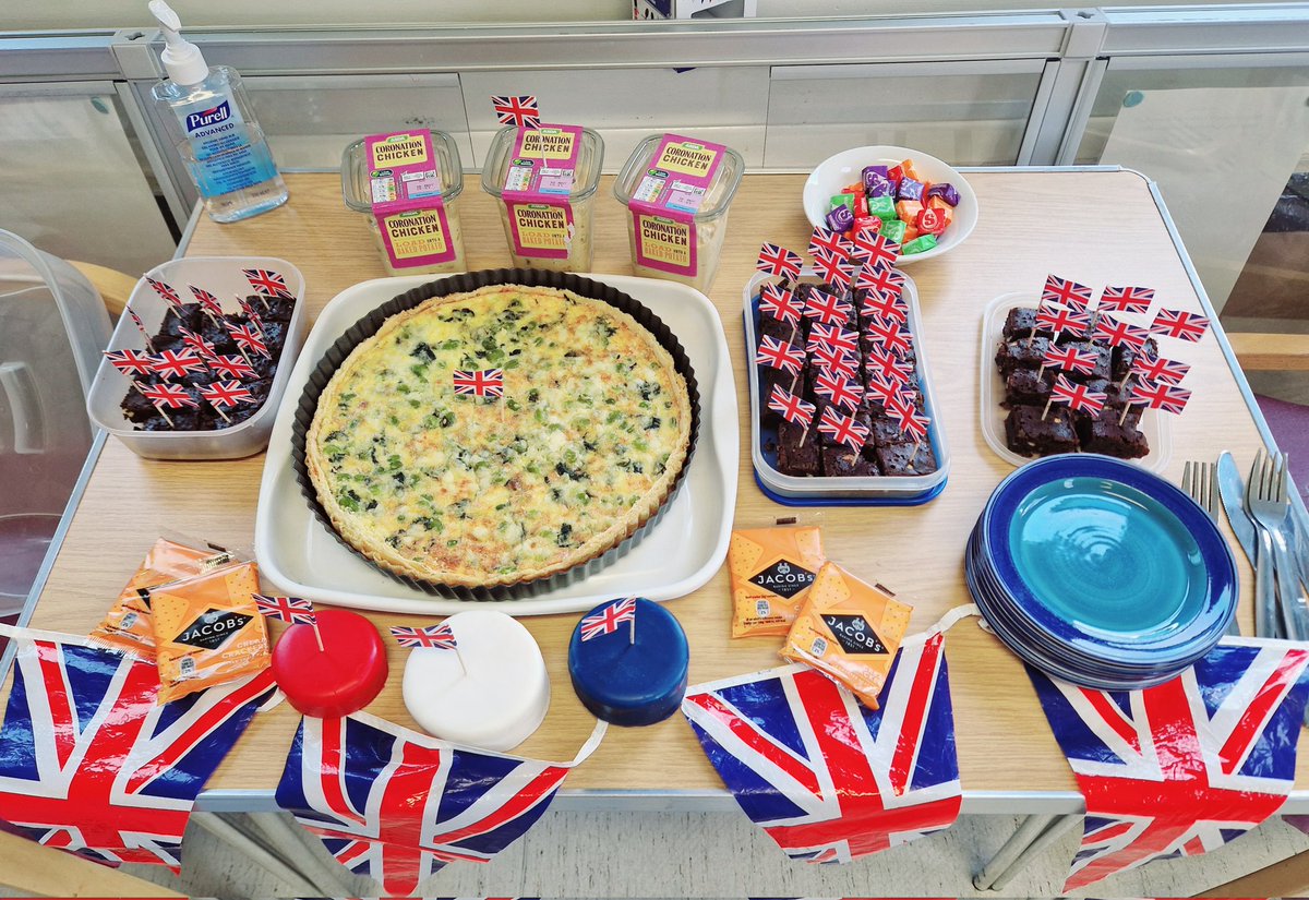 TriscombeOPUnit's tweet image. How better to celebrate the coronation than having dishes created for Queen Elizabeth II and King Charles III #Coronation2023 #sharedlunch #oneteam