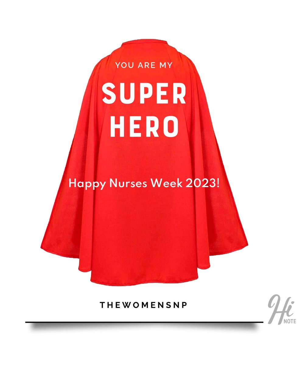 Sara_No_H_Evans's tweet photo. Happy Nurses Week 2023 Nursing friends!!!
#NursesWeek2023 #NurseTwitter #Nursing #Nursingstudent #NursePractitioner #npstudents #superheroes https://t.co/6qKsll0Ke0