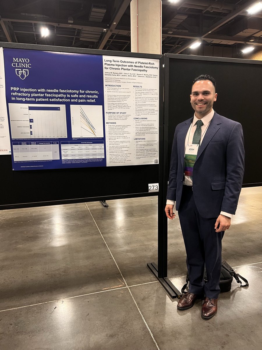 JoshuaRomeroMD's tweet image. Shoutout to the #AMSSM2023 planning committee for a great conference! I am inspired by the amazing work and community in #SportsMedicine. I am grateful for the opportunity to present our scholarly activity, connect with colleagues, and make memories with my co-residents!
