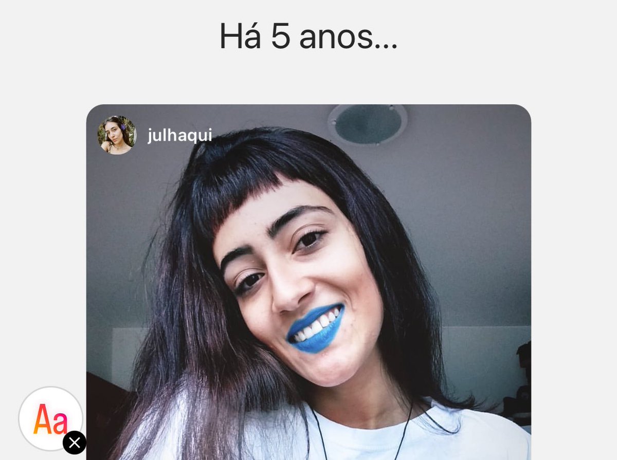 julhaqui's tweet photo. Eu sinto dor física de ver minhas fotos antigas kkk https://t.co/usPFfqTlDx