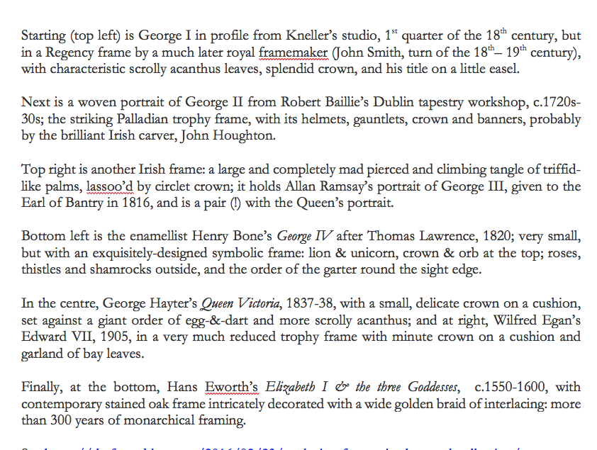 TheFrameBlogX's tweet image. For Coronation Day, an assemblage of a few British monarchs in their emblematic frames...

See theframeblog.com/2016/02/23/exp…
theframeblog.com/2020/04/04/an-…

#TheFrameBlog #TrophyFrame #SymbolicFrame #RoyalCollectionTrust #FramesOfMonarchs #CoronationPortrait