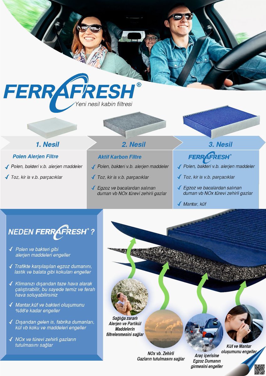 FerraFilter's tweet photo. Sağlıklığınız için
#FerraFilter
tarafından üretilen
#FerraFresh
#KabinFiltresi
tercih ediniz https://t.co/VzjV694Pne