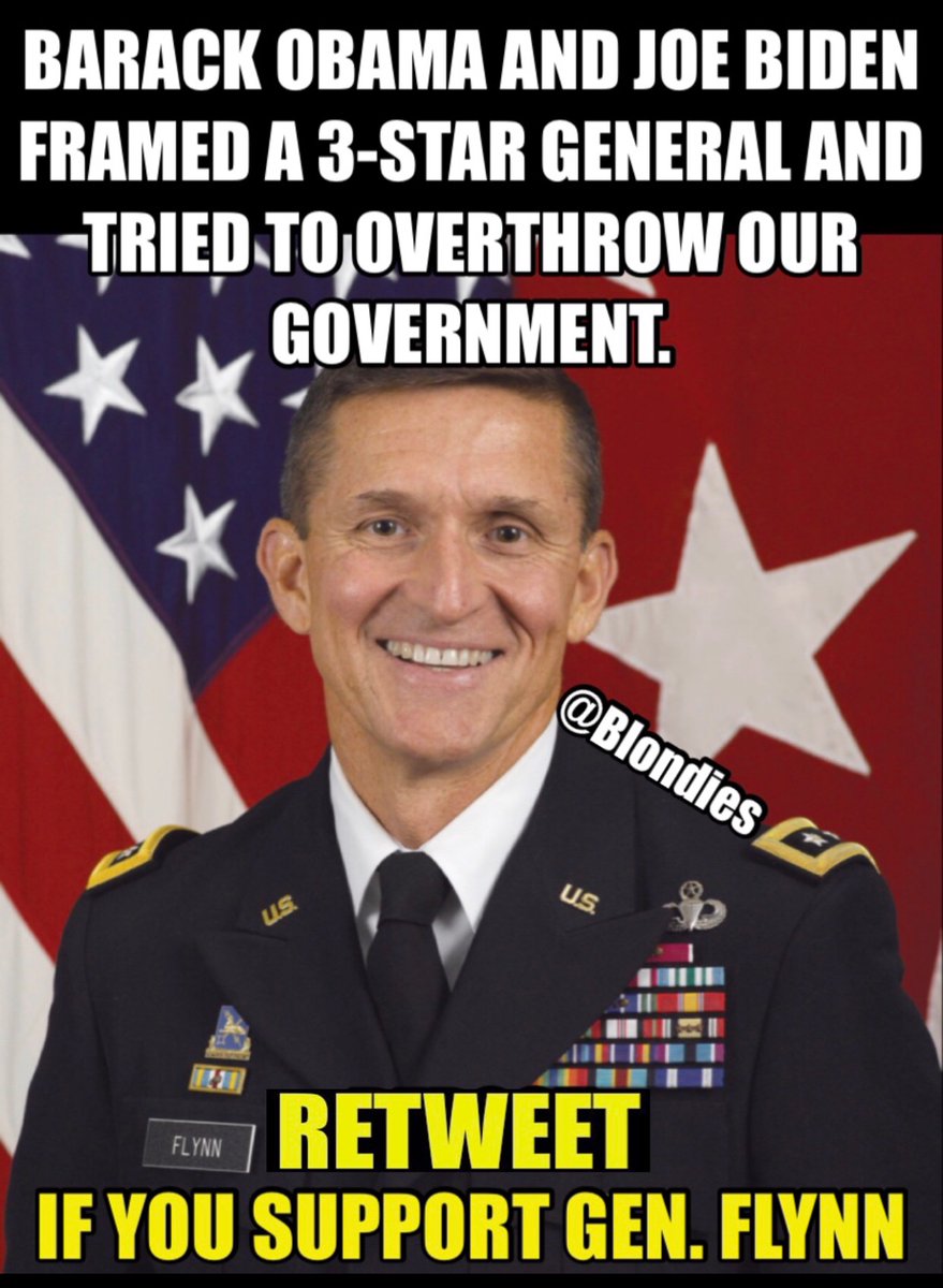 RT if you support General Flynn🇺🇸🇺🇸