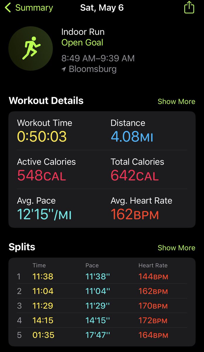 meraskob's tweet photo. 4 miles before 10am is good for my mental health. #FitSID https://t.co/ufM9PrBIXf