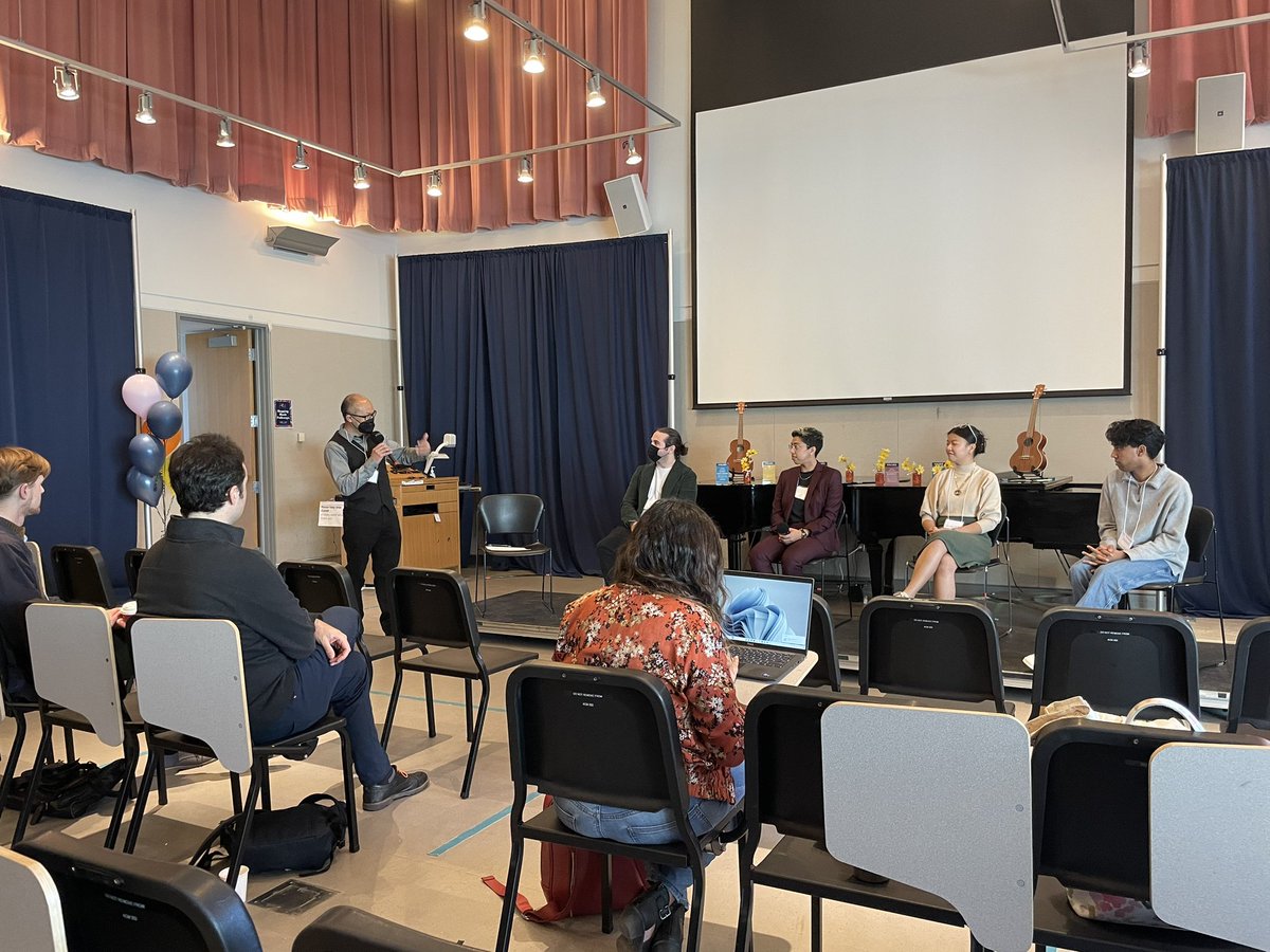 Dr.D <a href="/yerichuk/">Deanna Yerichuk</a> is at <a href="/UTSC/">University of Toronto Scarborough</a> for the launch of Soundlife Scarborough speaking on a panel on pathways into community music in post secondary