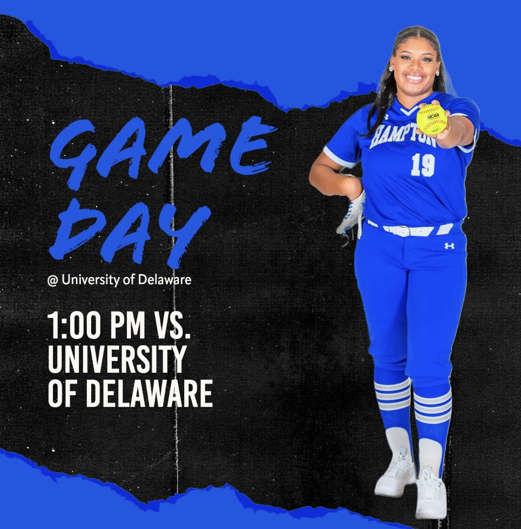 𝐆 𝐀 𝐌 𝐄  𝐃 𝐀 𝐘 ‼️

🆚: Delaware
⏰: 1:00 PM
📺: FloSports
📍: University of Delaware

#TheRealHU #HamptonU