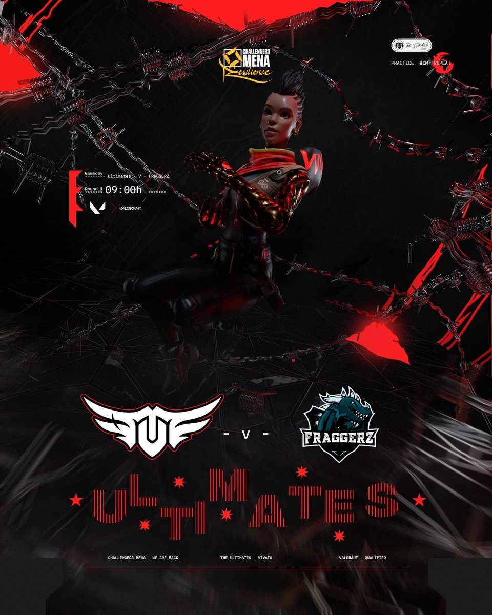 TheUltimatesgg's tweet photo. ⚔ • اليوم الحادي عشر من المرحلة الثانية! 
في بطولة ⁦@valesports_ar⁩ 🏆

🆚| FRAGGERZ 
🕖| 7:00pm

استمتعوا بالقيم مع 
⁦@doomy9552⁩ 👇🏻
📺| ⁦https://t.co/6AOkoU1oqZ⁩

كل التوفيق لكم يا أبطال! ⁦#VivaTU⁩ ❤🤩

#VEIP23⁩ | ⁦#WeAreTheSeekers https://t.co/hXQ9bDYZc9