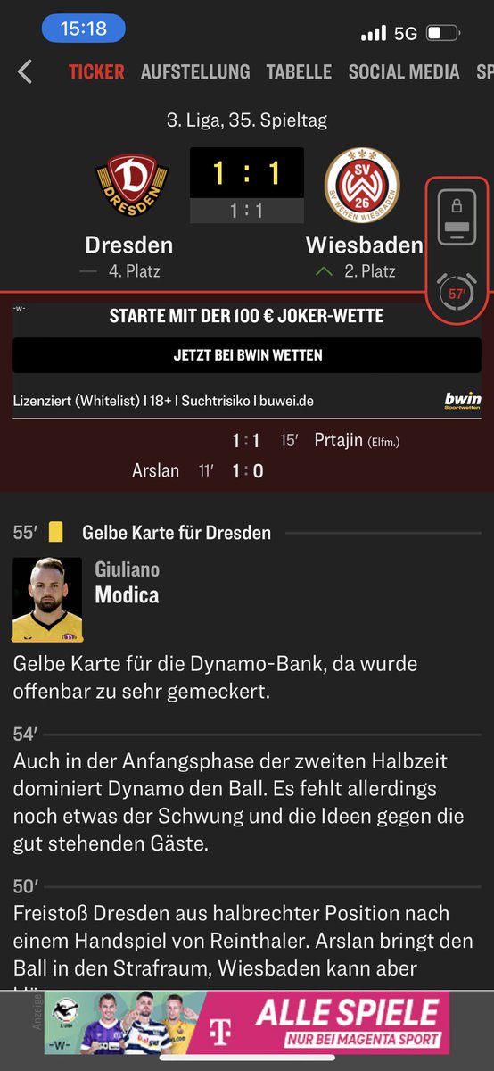 Mein Lieblings-Kickermoment heute. #sgd1953