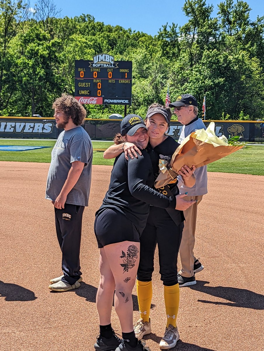 Senior Day for these amazing girls! @UMBCsoftball @UMBC #UMBCproud