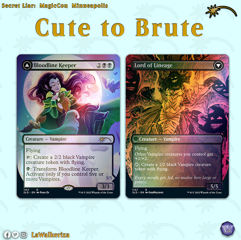 LWalkeriza's tweet photo. Cute to Brute
#LaWalkerizaNews
#LaWalkeriza #MTGNewsPaper #MTGHispano #MTGspoilers #MTGSecretLair #SecretLair #Avacyn #Ormendahl #Esika https://t.co/0xzXiCY5gX