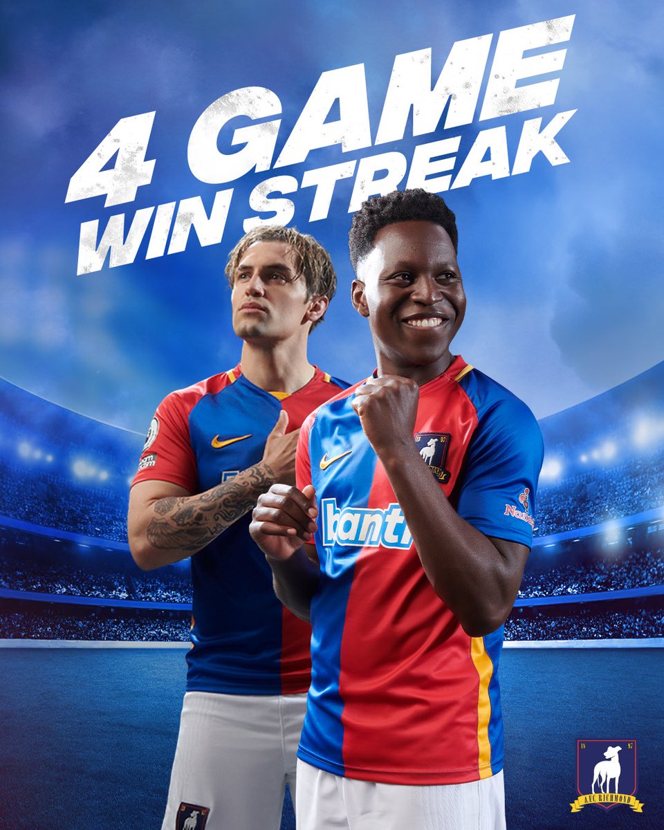 AFCRichmond's tweet image. It’s not luck. It’s total football.