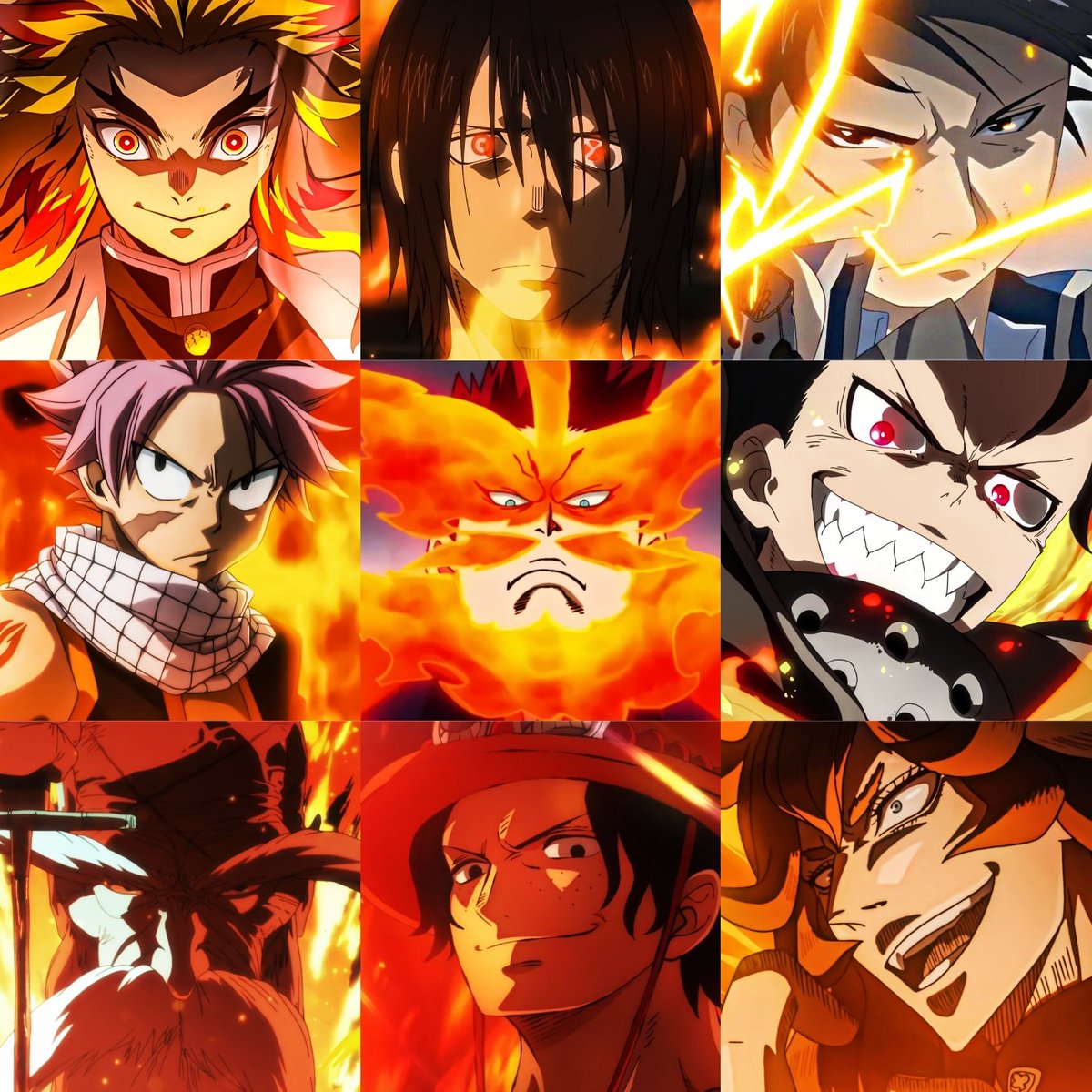On Twitter RT Animesenpai07 Best Fire Users top-5-fire-users-anime-amino