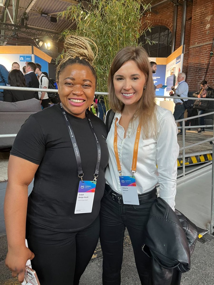 Believe in yourself more than they do! Thank you <a href="/ViktoriaSemaan/">Viktoria Semaan</a> .
#awscommunitybuilders #awssummitberlin #cloudheroesafrica #africanwomeninIT
