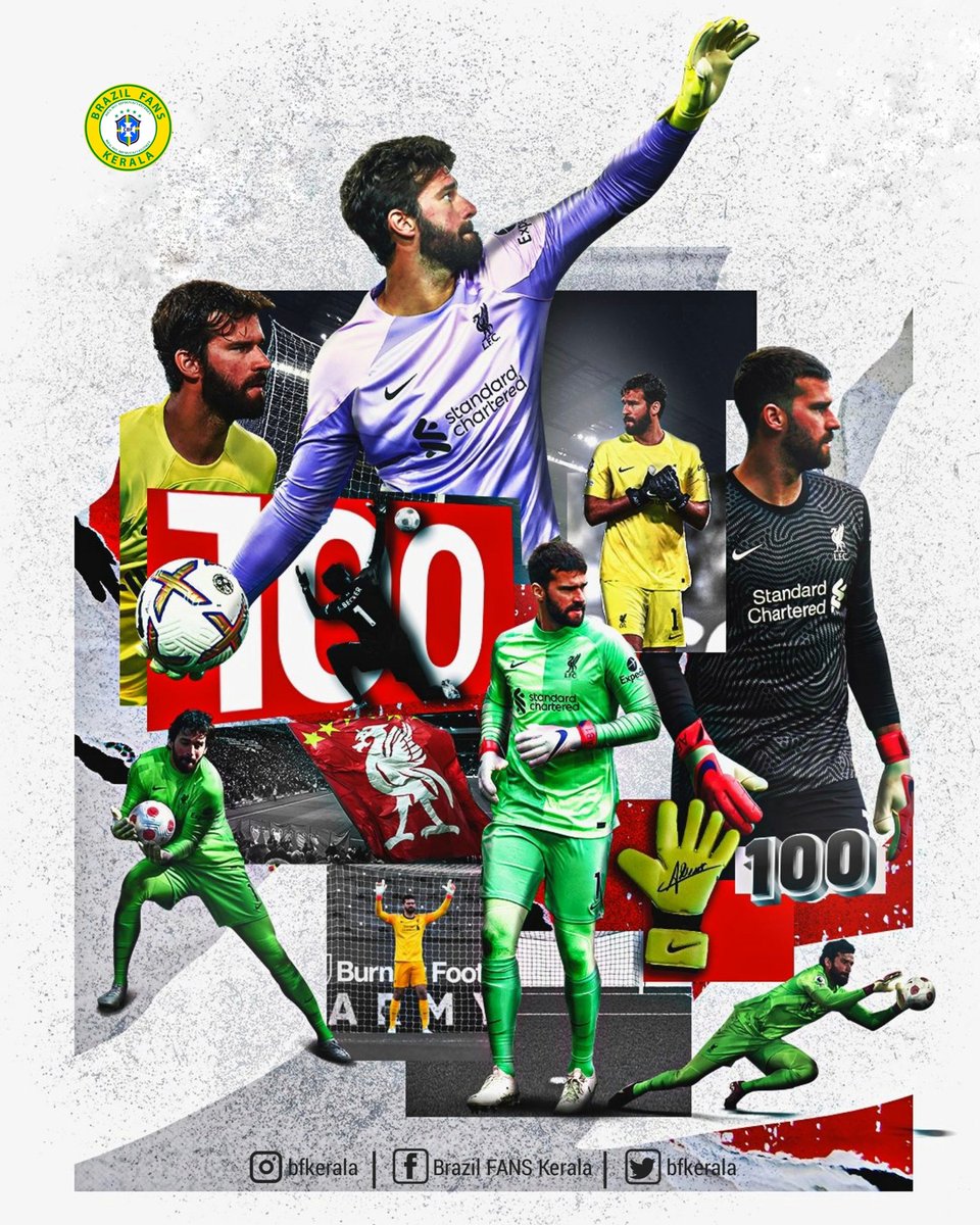bfkerala's tweet photo. 100 clean sheets for Liverpool.
Alisson Becker 👏🏼

© 𝗕𝗿𝗮𝘇𝗶𝗹 𝗙𝗮𝗻𝘀 𝗞𝗲𝗿𝗮𝗹𝗮

#BFK #LFC #EPL https://t.co/mK0lKq9tlX