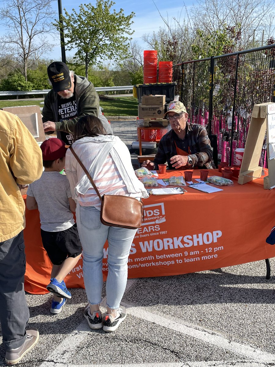 Great start to Q2 kicking off the weekend with a services event and kids workshop! @THDGorski @collinshd @anthony23639629