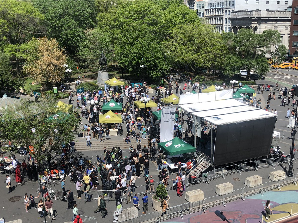 Thank you <a href="/GanjaNYC/">CannabisParadeNYC</a> for 50 years of activism! #CannabisParade #LiftoffCannabisNYC