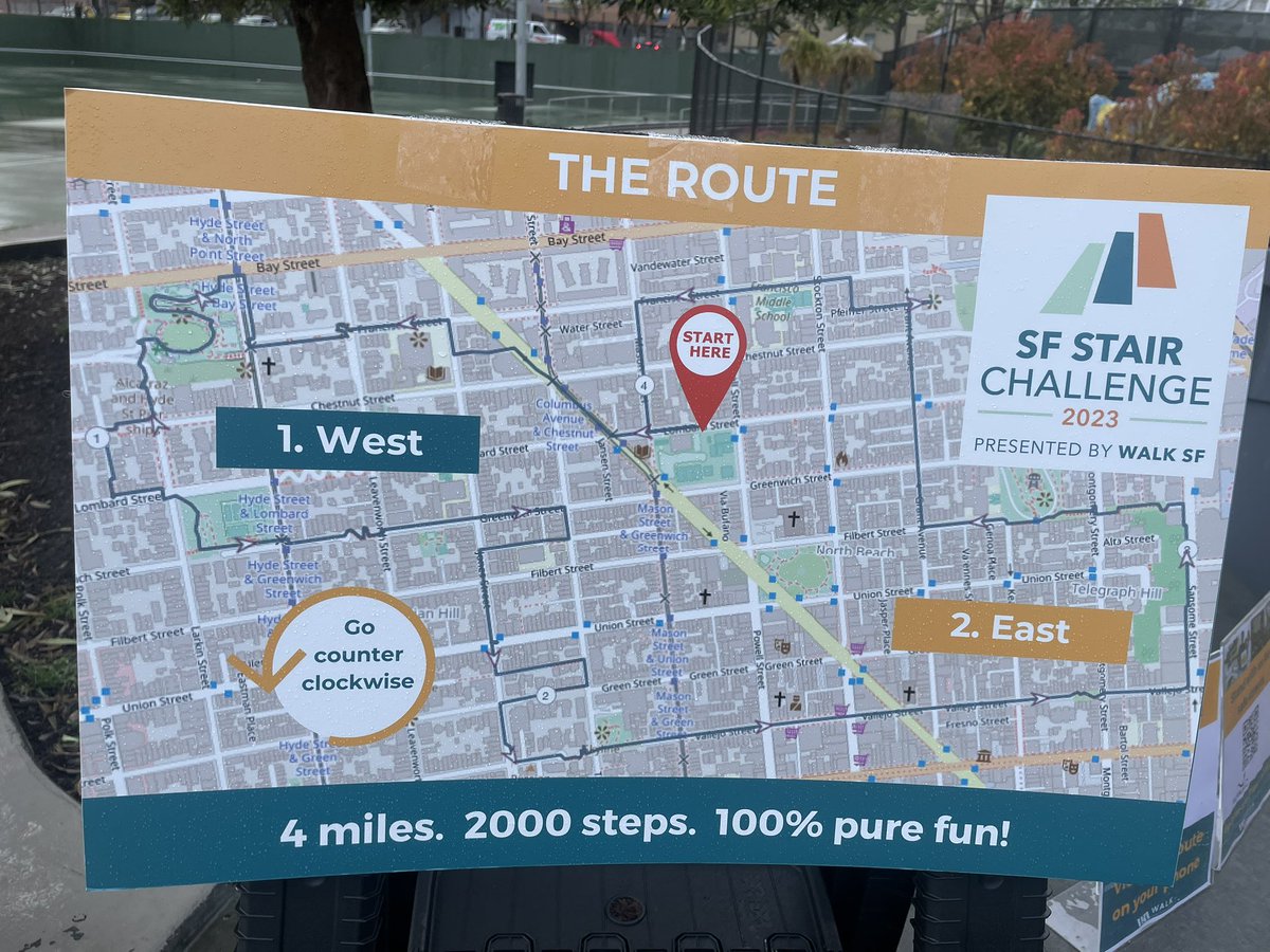 StevenBliss's tweet photo. Big congrats to the @walksf staff and volunteers on the first #SFStairChallenge. Fantastic course and a really fun morning. https://t.co/ZqCByEfdlO