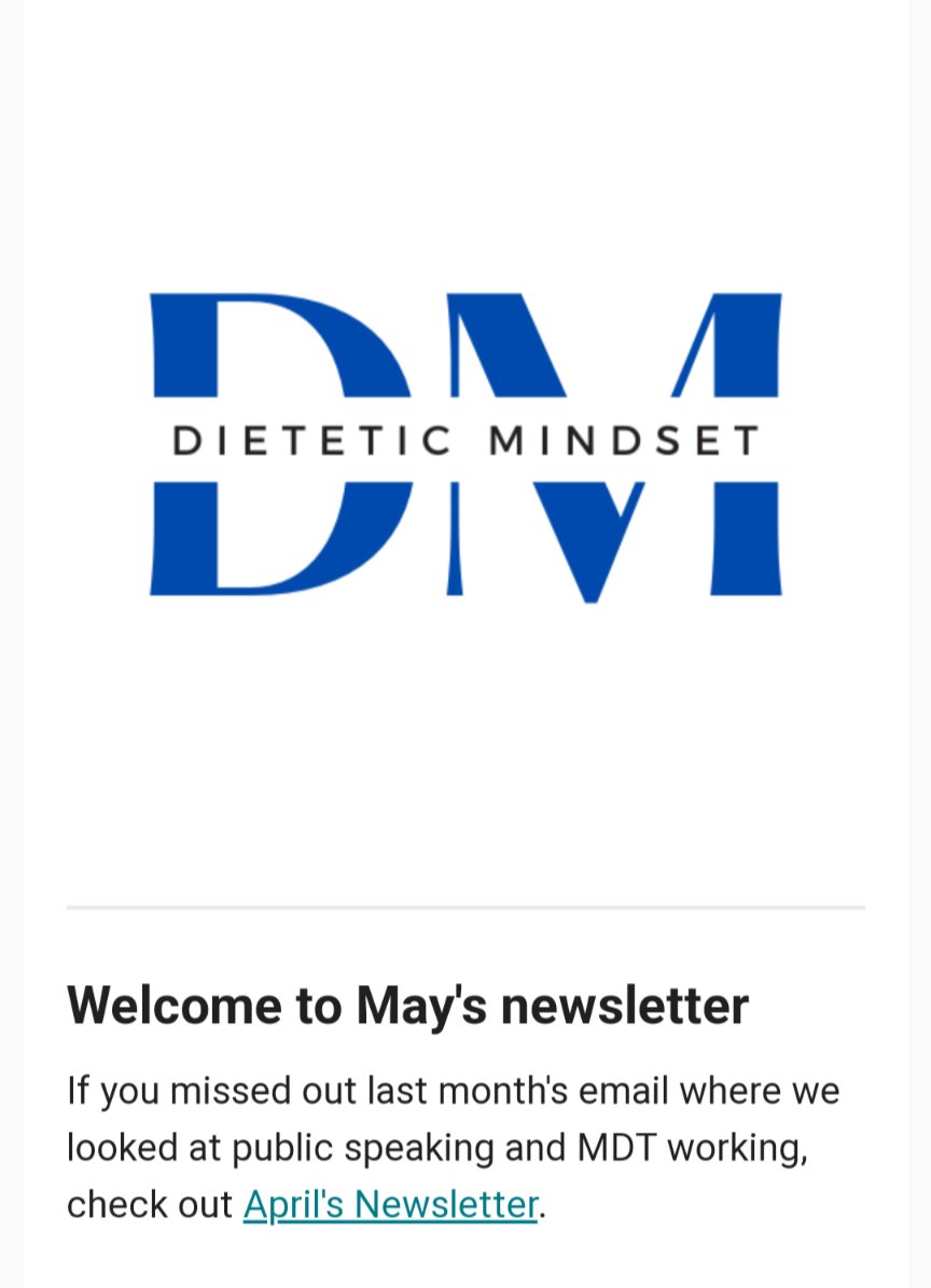 grays_world's tweet photo. May's newsletter is out, some good topics covered. If you're not signed up you can find it here 👉 https://t.co/4WtCWV4Xig

Sign up using the link in my bio as different topics will be covered each month.

Any suggestions or feedback, feel free to share.

#dietitian https://t.co/VrGpnFJ3kb
