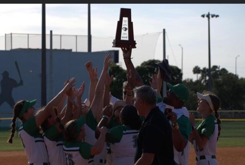 GreenDevilSB's tweet photo. For the first time in history, your St. Pete Green Devil softball players are district champions!! Thank you to all the parents and coaches who helped make this a possibility and CONGRATS TO THE PLAYERS WHO WORKED SO HARD TO MAKE THIS HAPPEN! https://t.co/rMPJkjSQss