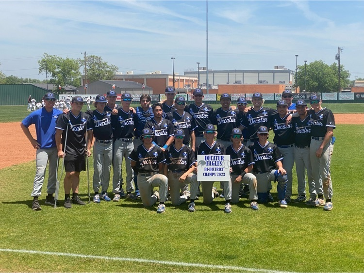 Decatur_HS's tweet photo. Eagle Baseball = BI DISTRICT CHAMPS!  Moving on!!!
#weAREdecatur https://t.co/QHwm3unpQg