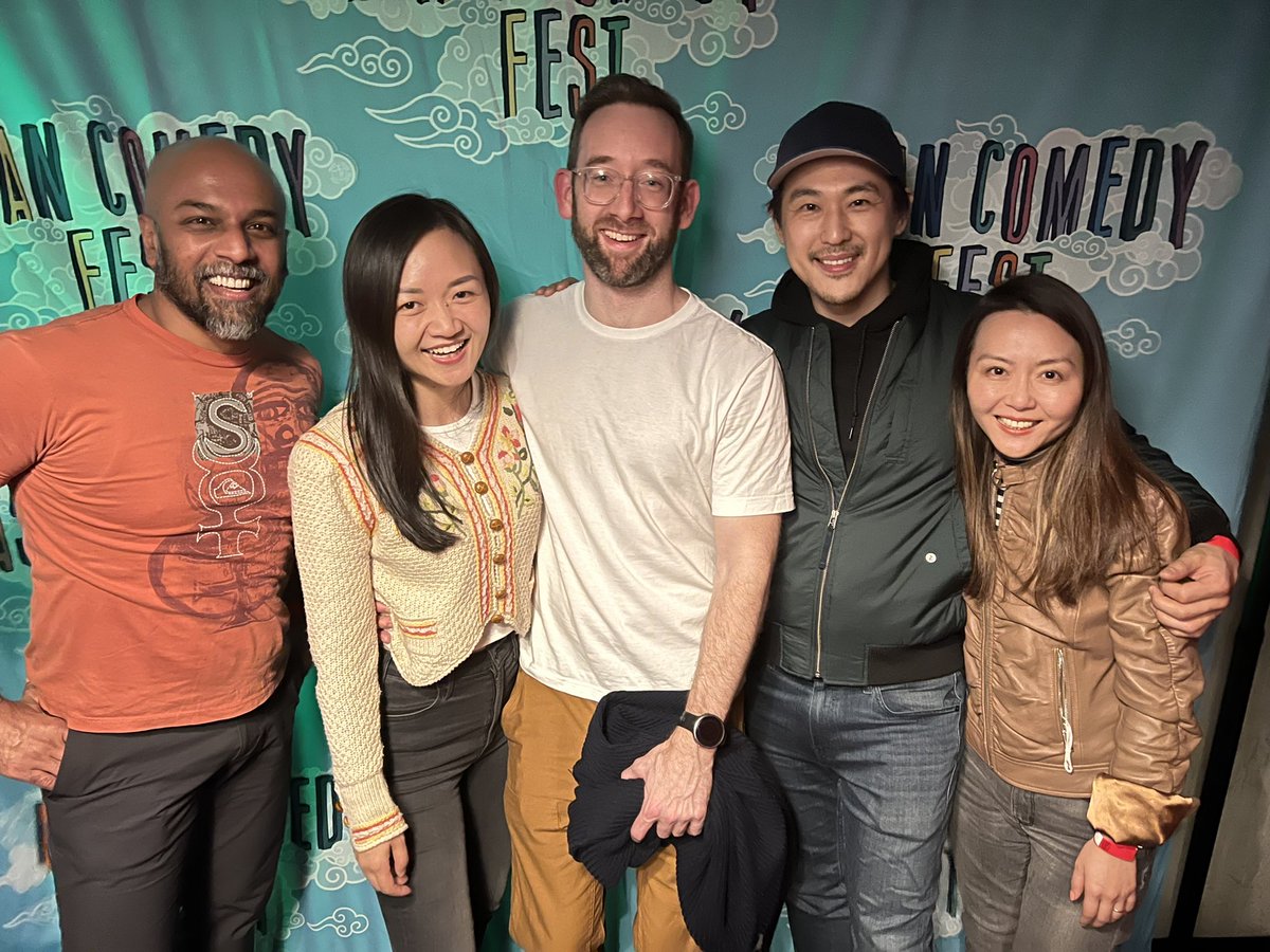Fun night at the <a href="/asiancomedyfest/">asiancomedyfest</a> in #NYC! Check it out here: asiancomedyfest.com #ACF2023 #AAPIHeritageMonth #AAPI