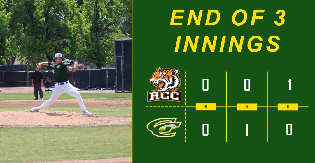 gcghouse's tweet photo. We are thru 3 innings here in Riverside.
#CCCAAbaseball #PCACbaseball #ThisIsGrossmont #TheGCGriffins https://t.co/MBLQiADkn3