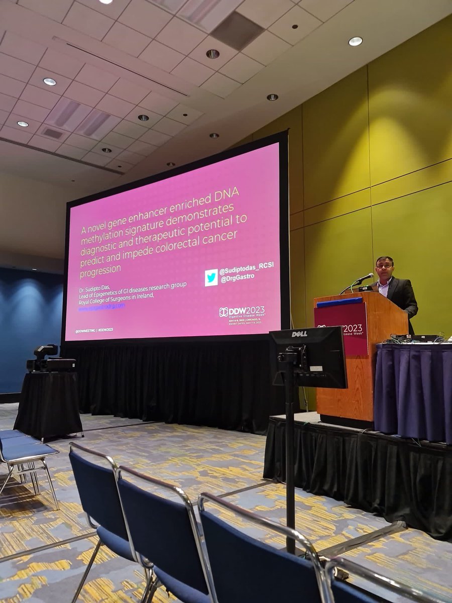 Dr. Sudipto Das (@sudiptodas_rcsi) on Twitter photo Delighted to speak at #DDW2023 session #colorectalcancer #AGA on our ongoing work led by <a href="/EllenFinnegan6/">Ellen Finnegan</a> from <a href="/DrgGastro/">EpiGastroDRG</a> focussed on #epigenetics of mCRC <a href="/IrishResearch/">We are now Research Ireland</a> <a href="/hrbireland/">HealthResearchBoard</a> <a href="/RCSIPharmBioMol/">RCSI School of Pharmacy and Biomolecular Sciences</a> <a href="/RCSI_Irl/">RCSI</a> <a href="/IEColonCancer/">Bowel Cancer Ireland</a> Delighted to speak at #DDW2023 session #colorectalcancer #AGA on our ongoing work led by <a href="/EllenFinnegan6/">Ellen Finnegan</a> from <a href="/DrgGastro/">EpiGastroDRG</a> focussed on #epigenetics of mCRC <a href="/IrishResearch/">We are now Research Ireland</a> <a href="/hrbireland/">HealthResearchBoard</a> <a href="/RCSIPharmBioMol/">RCSI School of Pharmacy and Biomolecular Sciences</a> <a href="/RCSI_Irl/">RCSI</a> <a href="/IEColonCancer/">Bowel Cancer Ireland</a>
