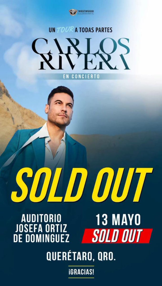 Alondra90854310's tweet photo. Tenemos #SoldOut 👏😍🎫
#PoderRiverista 🤍 #Querétaro
@mikenoriega
@davidedwardwest
@jjuarezww
@westwoodfans
@WestwoodEntt
@Sonymusic
@CR_ClubPorTi
@_CarlosRivera
@PorTi_SedeMty https://t.co/BzlQ1LbQOV