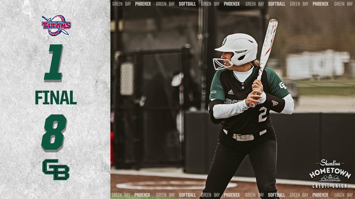 GBPhoenixSB's tweet photo. Big W in game one❗️ 

Win game two and we're in the Horizon League Tournament!

#RiseWithUs | #HLSB https://t.co/XYVp3DDzpZ
