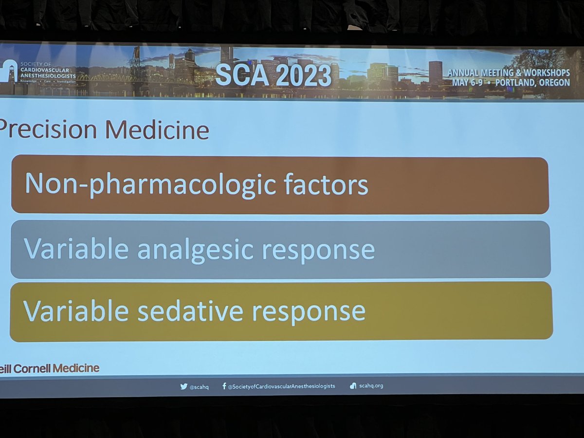 Congrats to Dr Ivascu Girardi on an exciting and thought-provoking talk about the future of sedation practices! ⁦<a href="/IvascuGirardiMD/">Natalia Ivascu Girardi, MD</a>⁩ ⁦<a href="/WCMAnesthesia/">Weill Cornell Medicine Anesthesiology</a>⁩  #sca2023